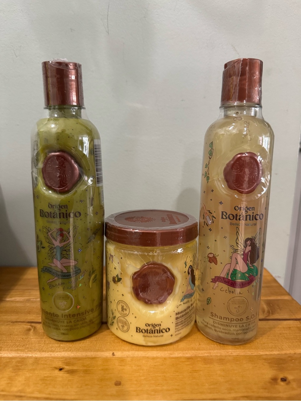 Origen Botánico Hair Care Set - Shampoo, Intensive Treatment, and Mask
